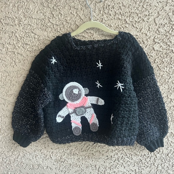 Other - Toddler Astronaut Sweater Pullover Space Themed